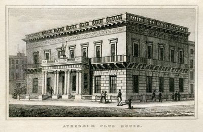 Athenaeum klubbhus av Unbekannt