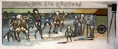 Strandidyll vid Rontgen, ca 1900 (illustration) av Unbekannter Künstler