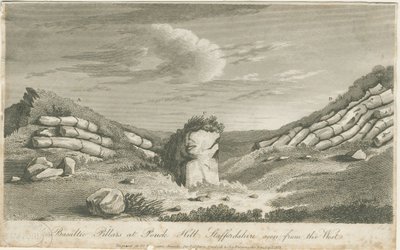Bescot - Basaltiska pelare: gravyr, och [c 1818] av Unbekannt