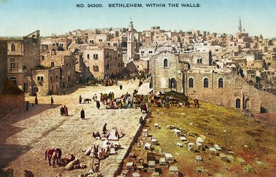 Betlehem, tidigt 1900-tal (vykort) av Unbekannter Künstler