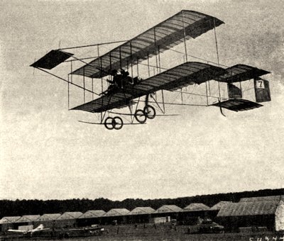 Biplan, tidigt 1900-tal av Unbekannter Künstler