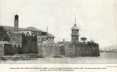 Bombay Castle historiskt monument, ca 1900-talet (foto) av Unbekannter Künstler