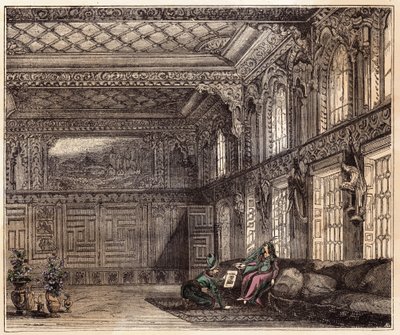 Den brittiske författaren Lady Mary (Marie) Wortley Montagu (Wortley-Montagu) (1689-1762) klädd i orientalisk dräkt lärde sig arabiska under sin vistelse i Turkiet 1717. Gravyr från 1800-talet av Unbekannter Künstler