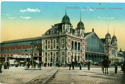 Budapest - Västra stationen (Nyugoti järnvägsstation) av Unbekannter Künstler