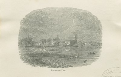 Burton-upon-Trent - Old Church: vinjetterat träsnitt, och [? 1800-talet] av Unbekannt