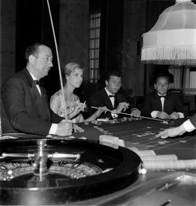 CASINO of Venice, roulettebordet, LIDO DI VENEZIA - år 1960 av Unbekannt