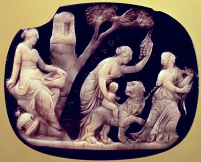 Cameo av Dionysos barndom av Unbekannt