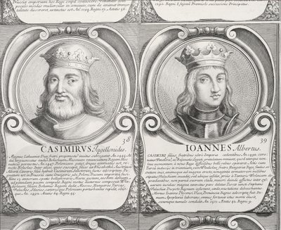 Casimir IV Jagiellon och Jan I Olbracht, nr. 38 och 39 från 