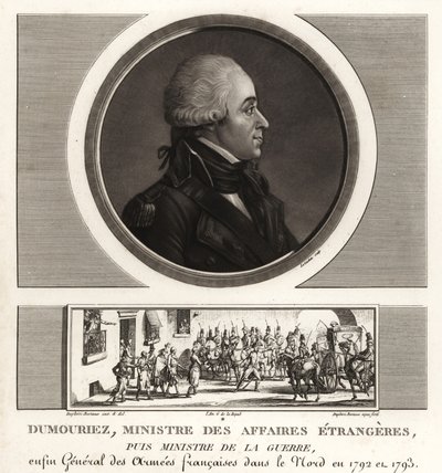 Charles-Francois du Perier Dumouriez, fransk general under de franska revolutionskrigen av Unbekannt