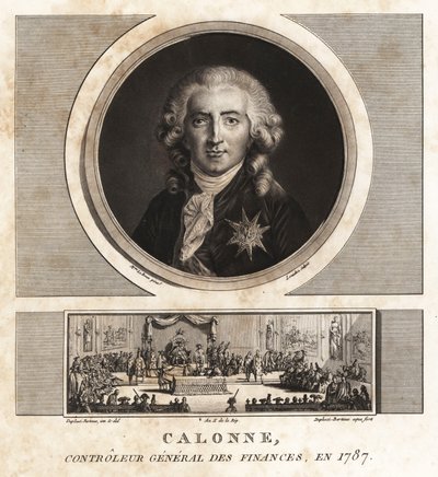 Charles Alexandre de Calonne, ekonomichef av Unbekannt