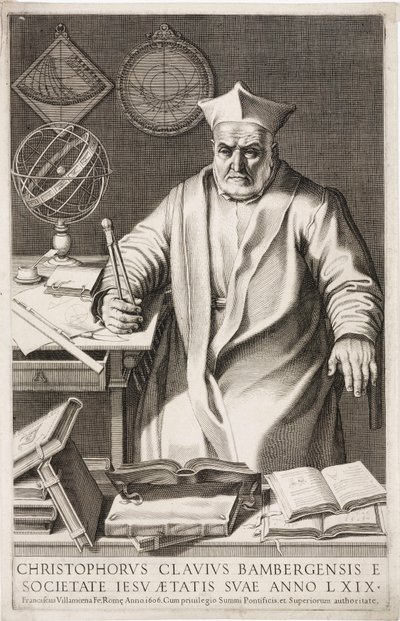 Christopher Clavius, tysk jesuitpräst och matematiker av Unbekannt
