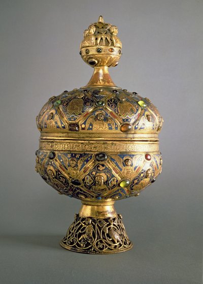 Ciborium, tillverkat i Limoges av G. Alpais för klostret i Montmajour av Unbekannt