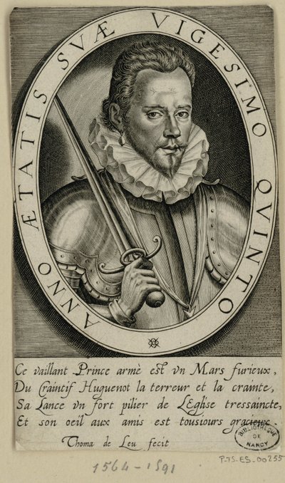 Claude de Lorraine, riddare av Aumale av Unbekannter Künstler