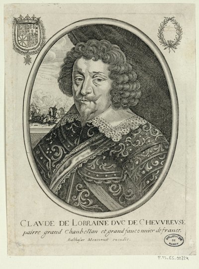 Claude de Lorraine, hertig av Cheuvreuse av Unbekannter Künstler