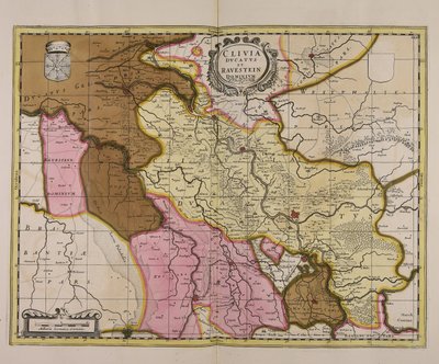 Cliuia ducatus och Rauestein dominium av Unbekannter Künstler