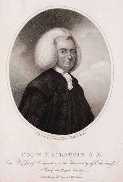 Colin MacLaurin, skotsk matematiker och fysiker, ca 1740-talet av Unbekannt