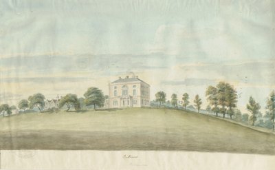 Colton - Bellamore House: akvarellmålning och [c 1800] av Unbekannt