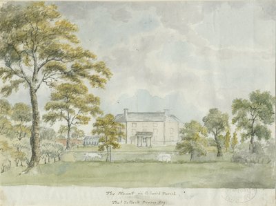 Colwich - The Mount: akvarellmålning, nd [sluta 1700-talet] av Unbekannt