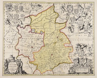 Comitatis Cantabrigiensis vernacule Cambridge Shire av Unbekannter Künstler