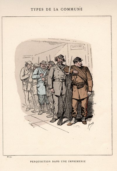 Paris Commune: SÖKNING följer I EN TRYCK (27) i "" Les Communeux av Unbekannt