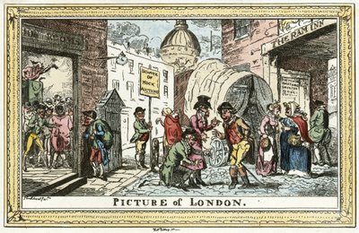 Cruikshank - Bild från London av Unbekannter Künstler
