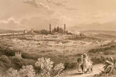Delhi (gravyr) av Unbekannter Künstler