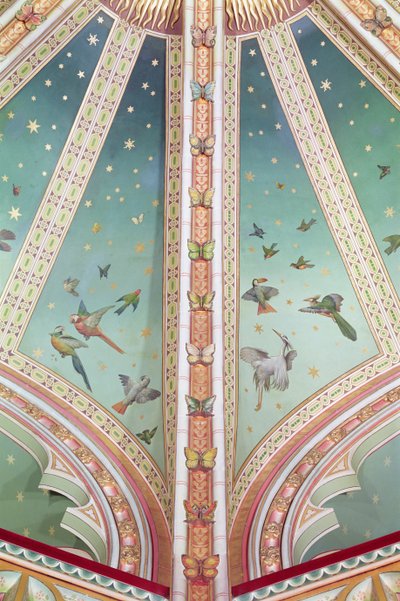 Detalj av taket, Castell Coch, South Wales (foto) av Unbekannt