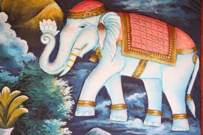Hängiven elefant. Siem Reap Kambodja av Unbekannt