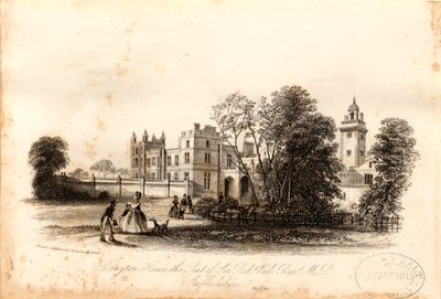Drayton Bassett - "Drayton Manor": linjegravyr av Unbekannt