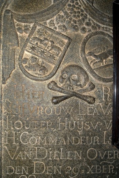 Holländsk gravsten i St Francis Church (foto) av Unbekannt