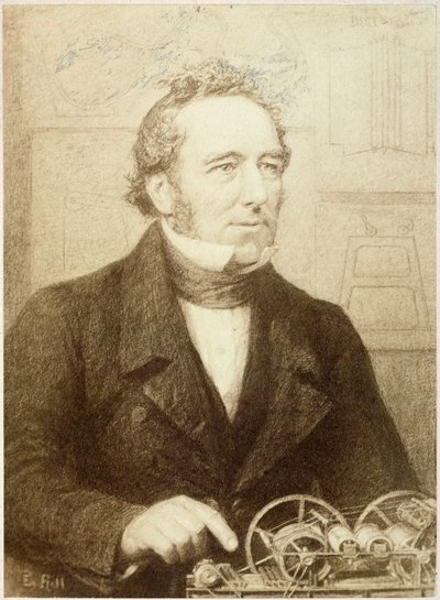Edward Cowper, brittisk uppfinnare, ca 1830 av Unbekannt