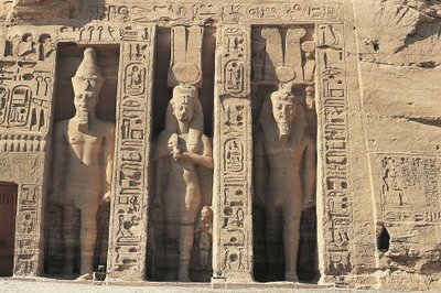 Egypten. Nubiska monument i Abu Simbel (UNESCOs världsarvslista av William M. Timlin