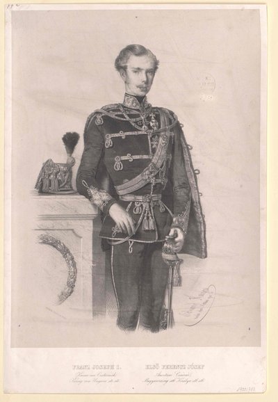 Kejsare av Österrike Franz Joseph I av Unbekannter Künstler