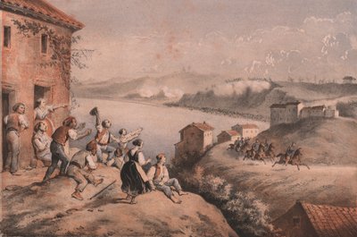 General Lamoricieres flykt, belägring av Ancona av William M. Timlin
