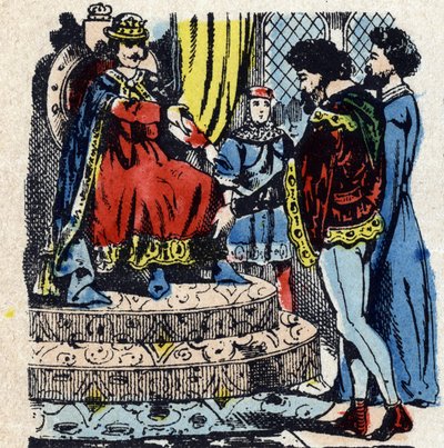 Utvisning av judar och italienska bankirer under Karl IV av Unbekannter Künstler
