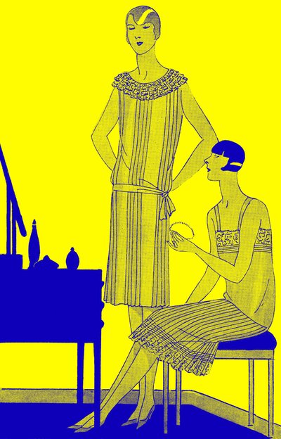 Mode: underkläder våren 1928 av Unbekannter Künstler