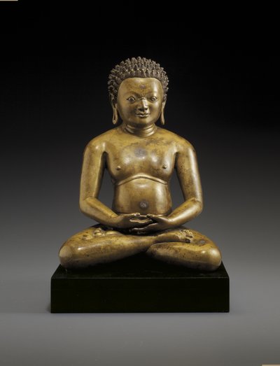 Figur av en sittande yogi, möjligen Padampa Sangye, 1000-1100-talet av Unbekannt