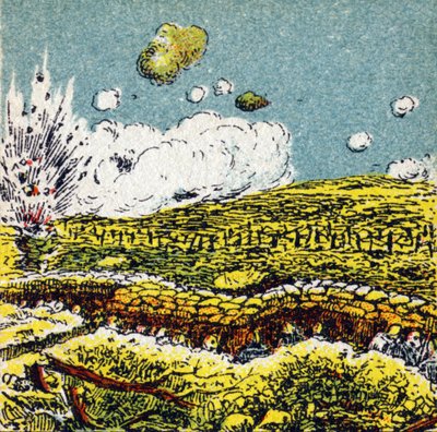 Första världskriget 1914-1918: Slaget vid Verdun den 21 februari av Unbekannt