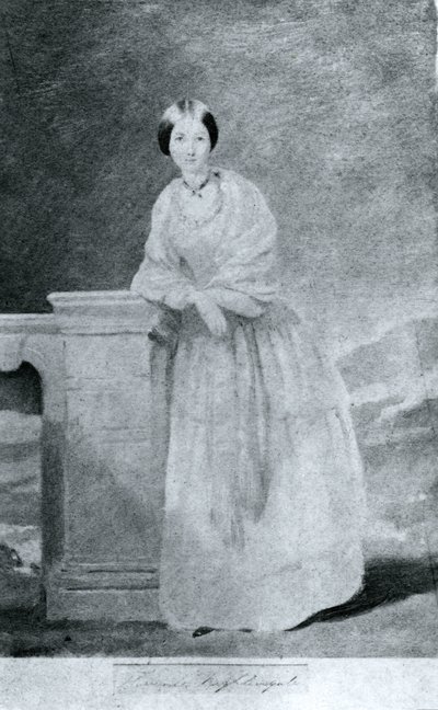 Florence Nightingale, engelsk sjuksköterska och sjukhusreformator, ca 1860 av Unbekannt