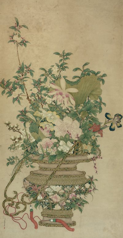 Flowers of the Four Seasons, Qing-dynastin, 1700-1800-talet av Unbekannt