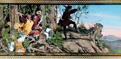 Grundandet av Wartburg. av Unbekannter Künstler