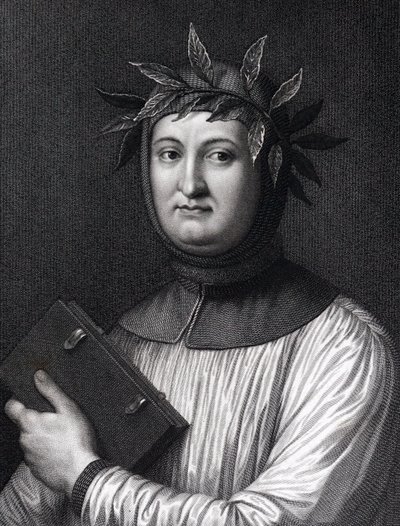 Francesco Petrarca. av Unbekannt