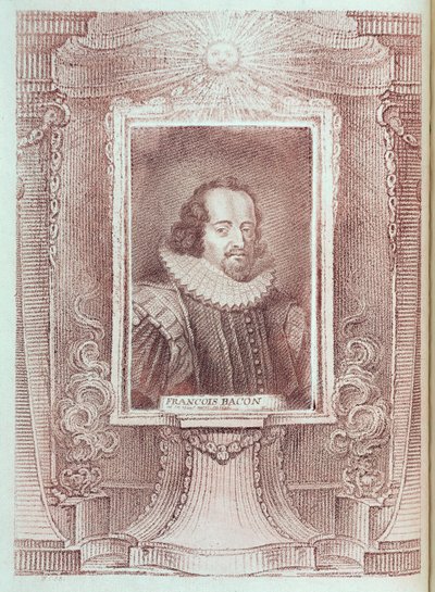 Francis Bacon, engelsk essäist och filosof, tidigt 1600-tal av Unbekannt