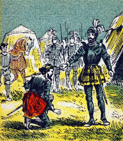 Francois I riddarvapen av Bayard den 15 september av Unbekannt