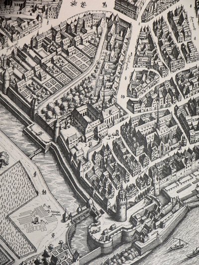 Frankfurt Karmelitkloster 1628 av Unbekannter Künstler