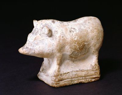 GR.4-1981 Grisskalla från Eleusis, Grekland, 410-380 f.Kr. (terrakotta) av Unbekannt