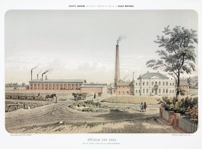 General Industrial Scenes Zinc arbetar i Mulheim an der Ruhr, Tyskland av Unbekannt