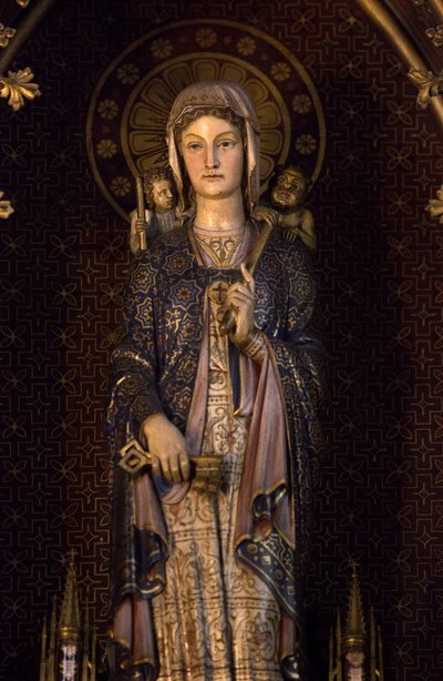 Genevieve, beskyddarinnan av Paris. Eglise Saint Etienne du Mont, Paris 2020 av Unbekannter Künstler