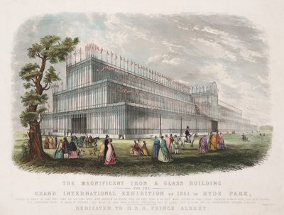 Stora utställningen 1851 The Crystal Palace, London av Unbekannt