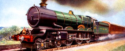 Great Western Railway tåg - Kung George V av Unbekannter Künstler